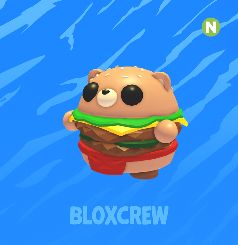 Neon Burger Bear