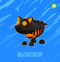 Neon Lava Wolf