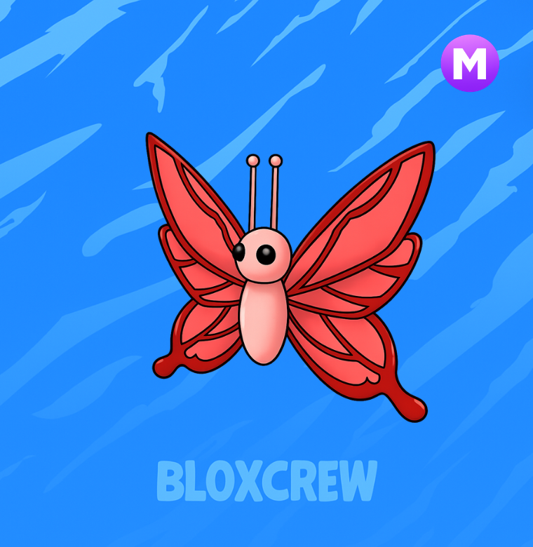 Mega Scarlet Butterfly