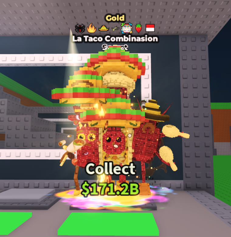 Gold + Strawberry 1.1B/s La Taco Combinasion