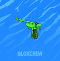 Green Luger Gun