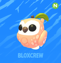 Neon Peach Owl
