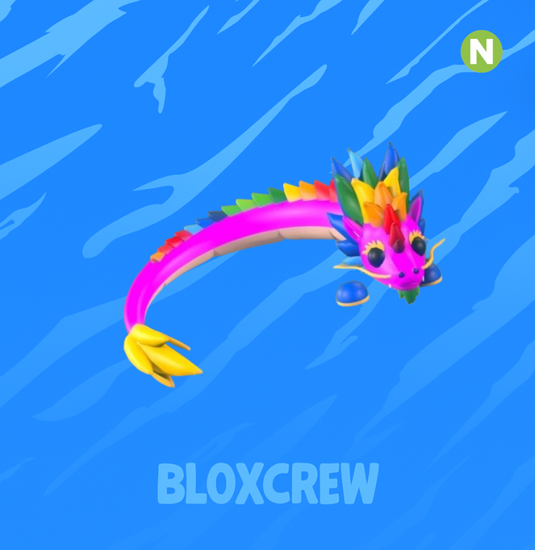 Neon Rainbow Dragon