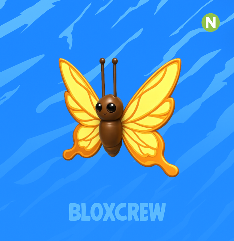 Neon Yellow Butterfly
