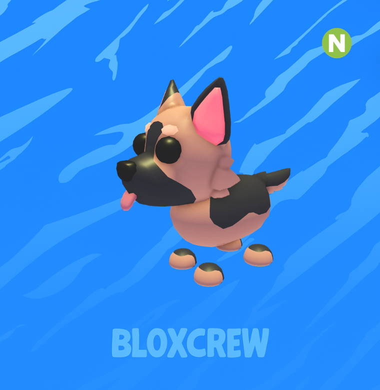Neon German Shepherd