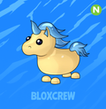 Neon Golden Unicorn