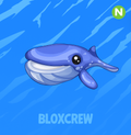Neon Blue Whale