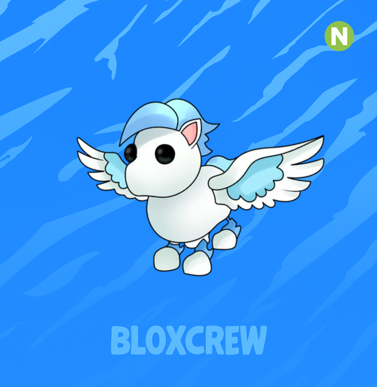 Neon Winged Horse