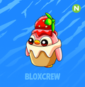Neon Strawberry Penguin