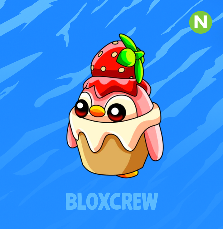 Neon Strawberry Penguin
