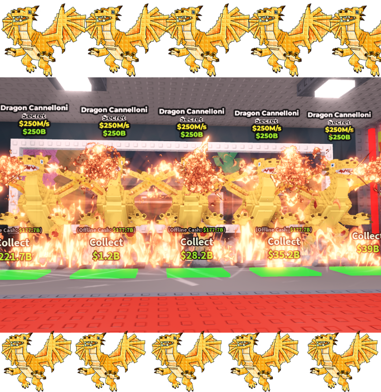 Dragon Row *x5 Dragons*