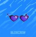 Purple Heart Glasses