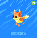 Neon Flaming Fox