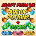 Adopt Me Age Up Potions Account