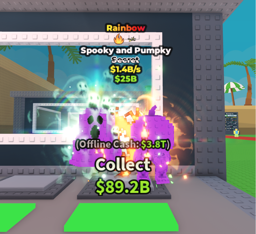 1.4B/s Rainbow Spooky and Pumpky *RARE*