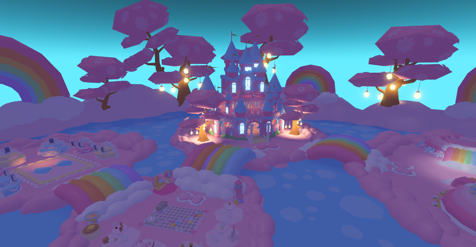 Cotton Candy Castle House